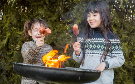 Kids campfire